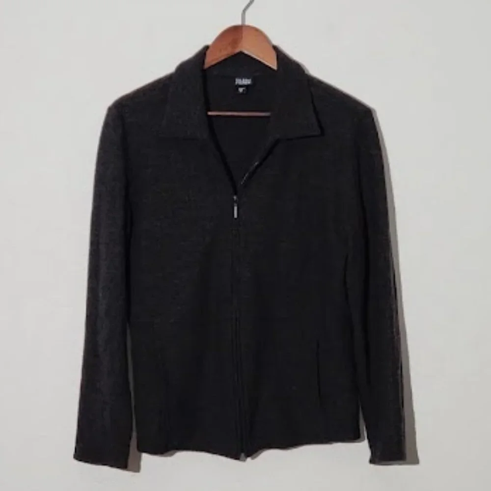 Eileen Fisher Women's Full Zip Wool Jacket in size medium